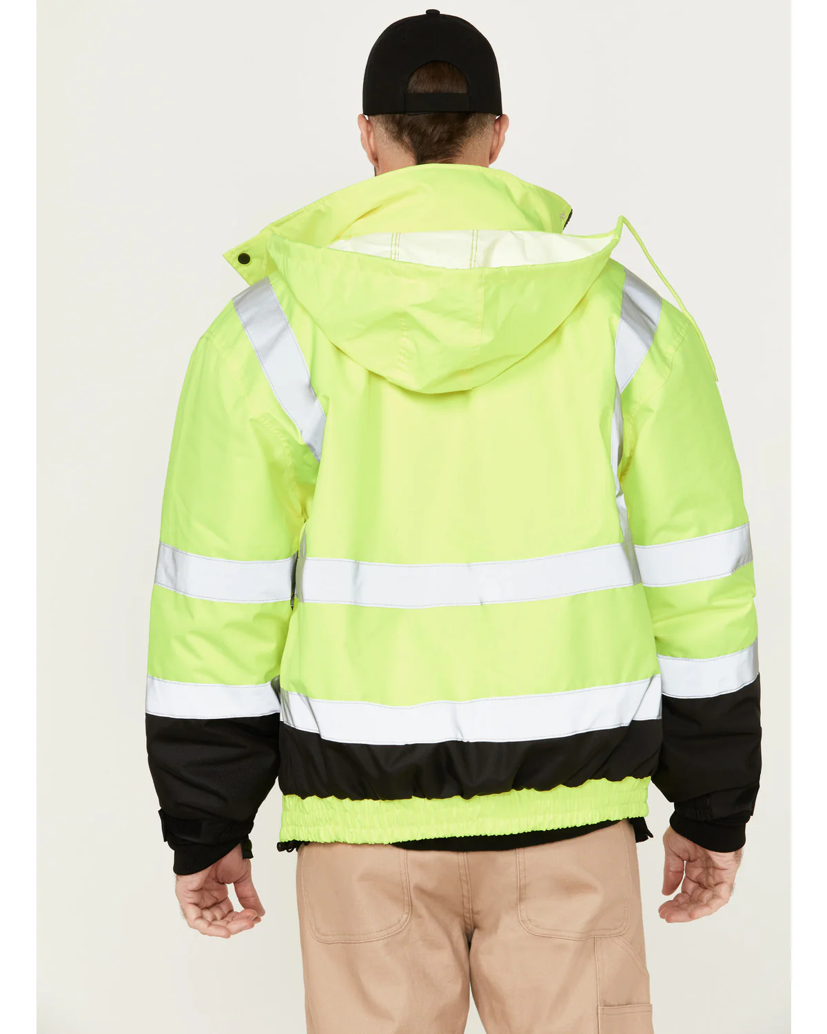 Men's 3-in-1 High Visibility Bomber Jacket - Big - Image 4