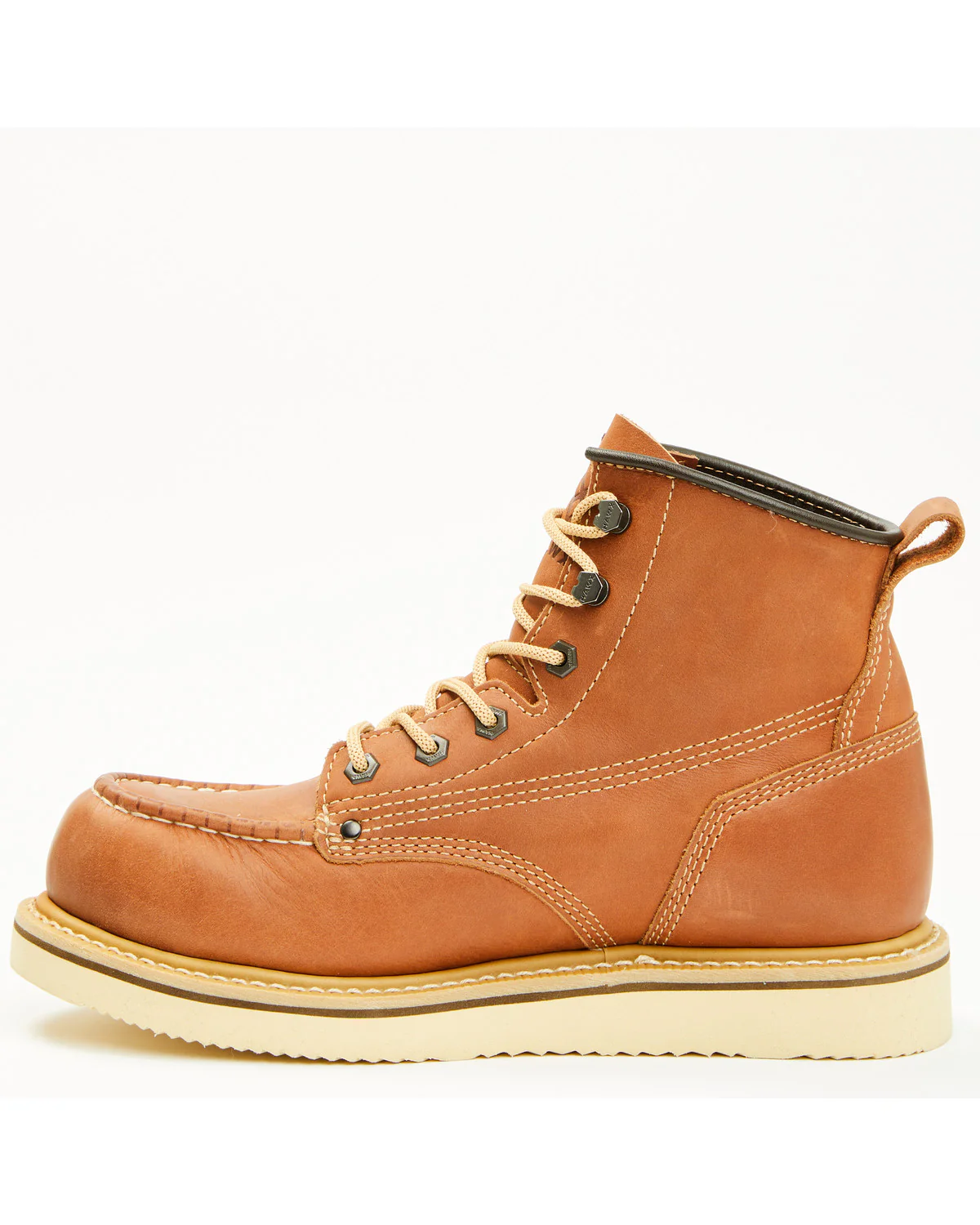 Men's 6" Lace-Up Moc Work Boots - Composite Toe - Image 3