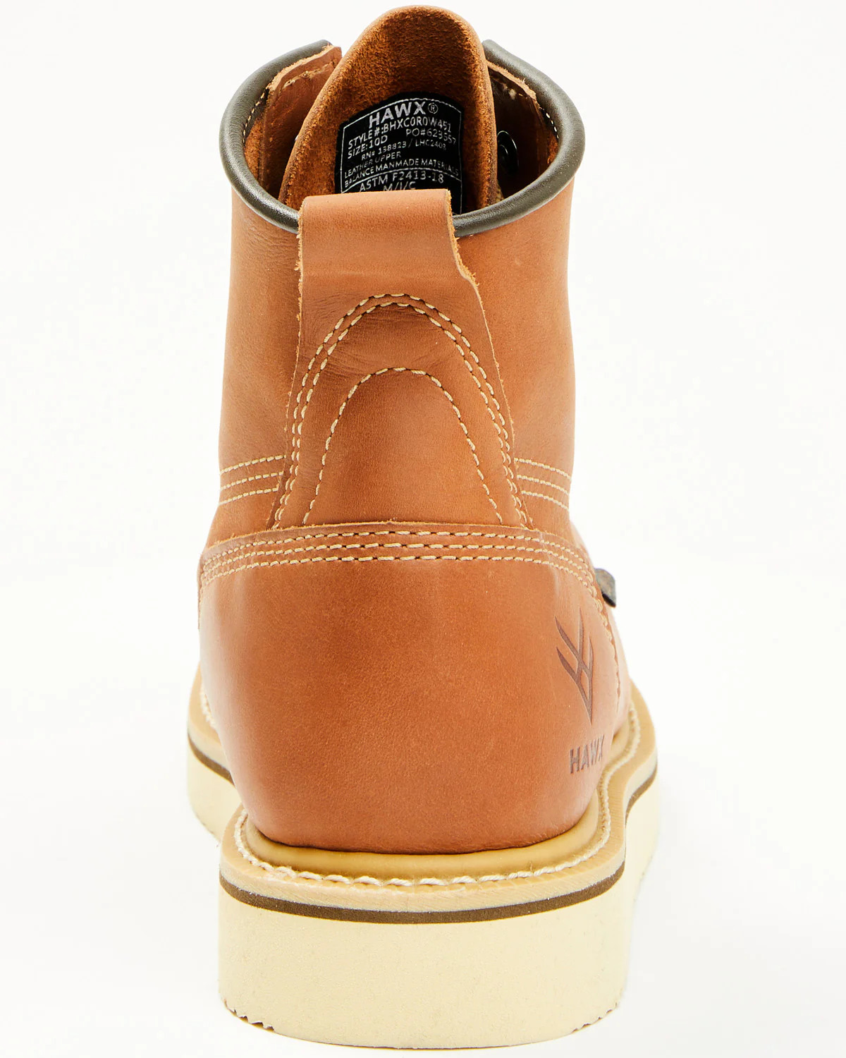Men's 6" Lace-Up Moc Work Boots - Composite Toe - Image 5