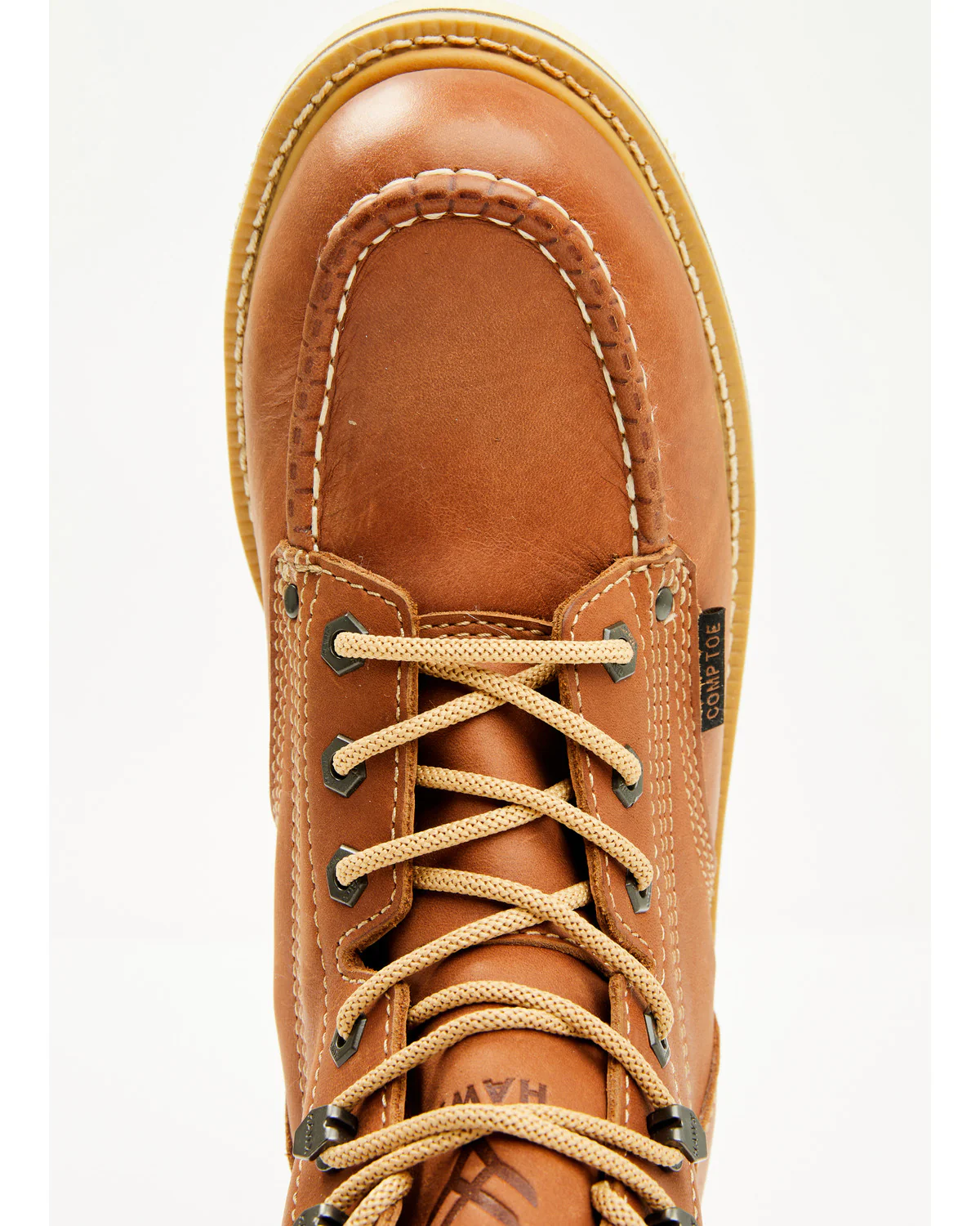 Men's 6" Lace-Up Moc Work Boots - Composite Toe - Image 6