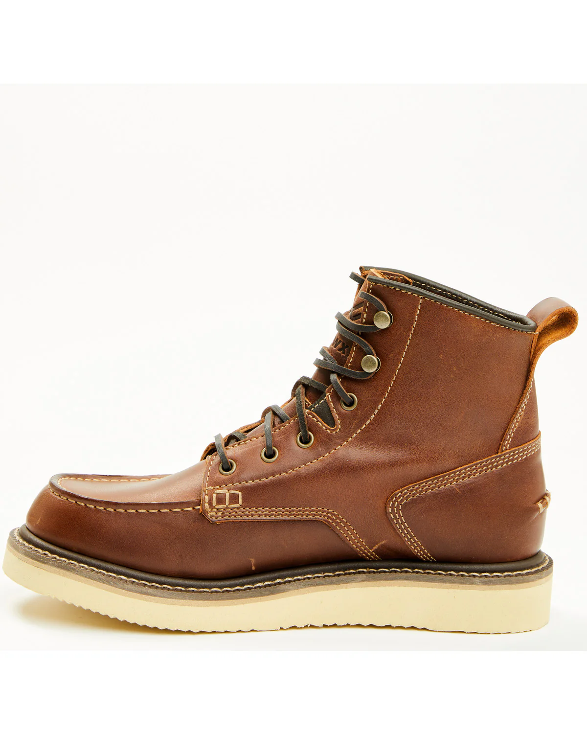 Men's 6" Lace-Up Moc Work Boots - Soft Toe - Image 3