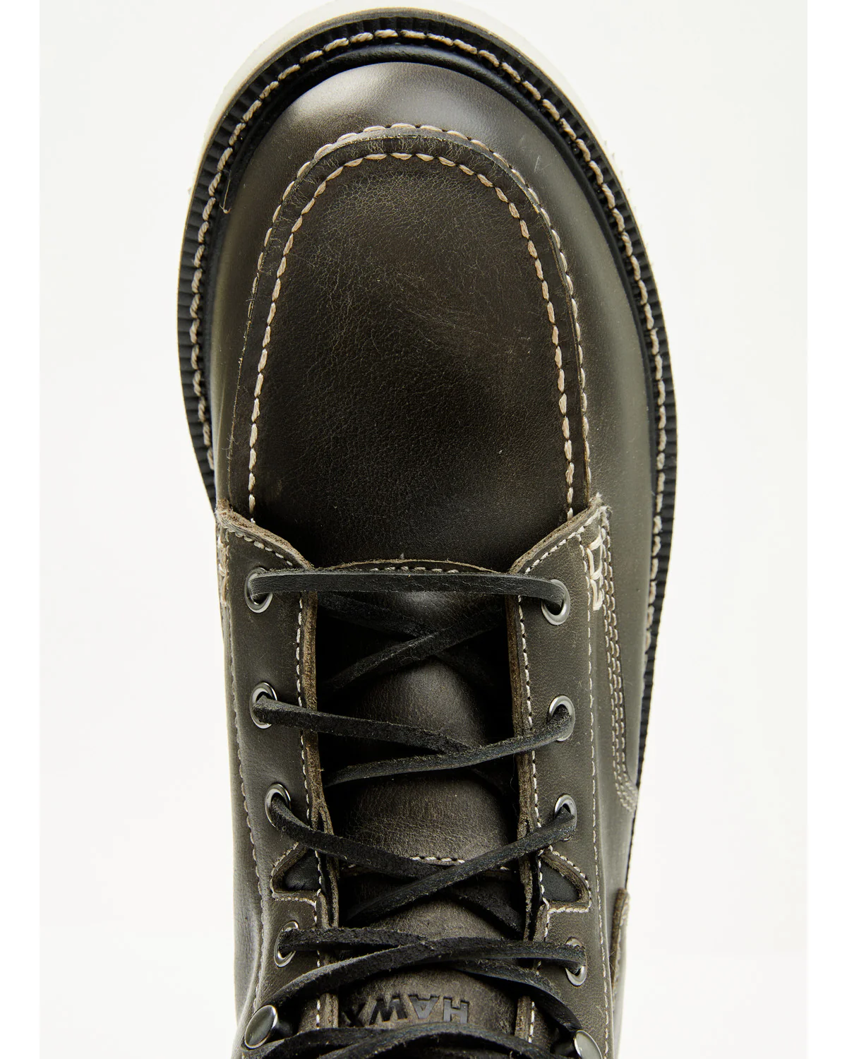 Men's 6" Lace-Up Moc Work Boots - Soft Toe - Image 6