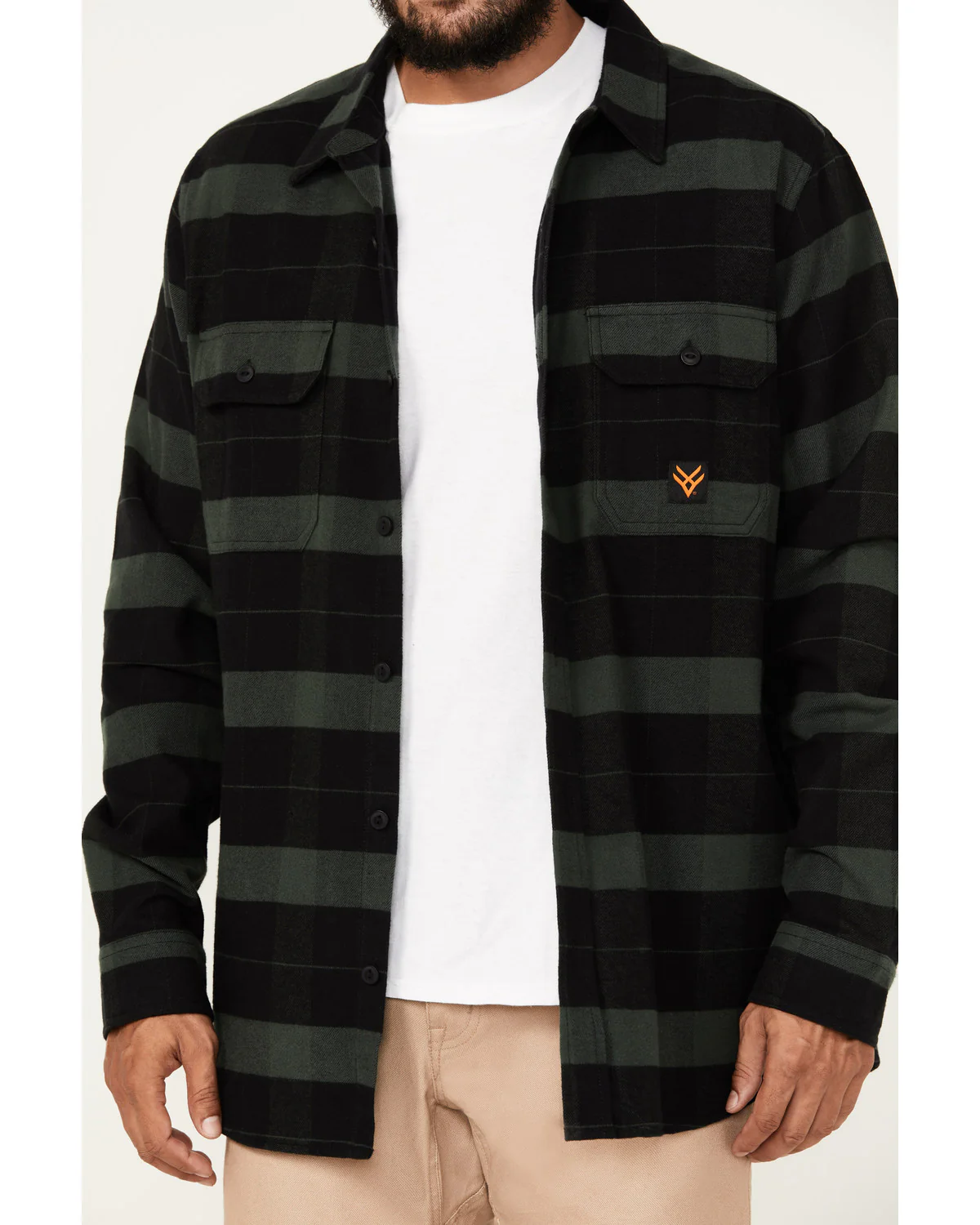 Men's Flannel Button-Down Work Shirt - Image 3