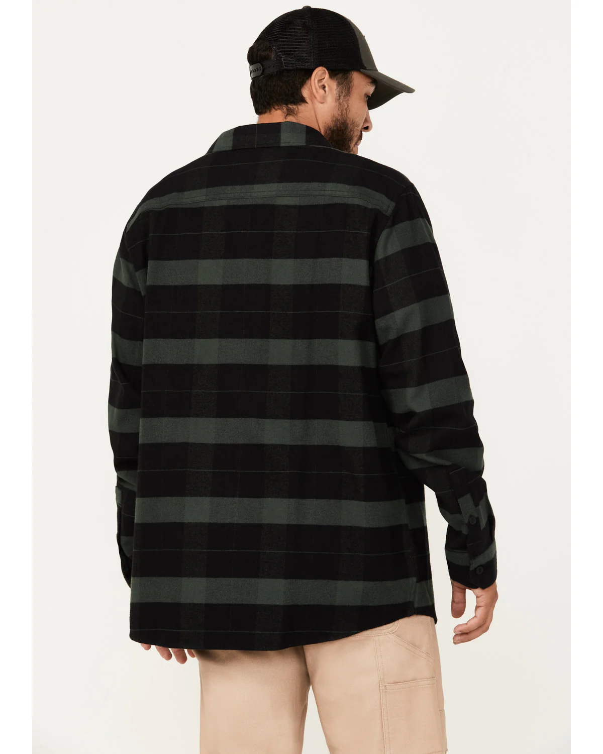 Men's Flannel Button-Down Work Shirt - Image 4