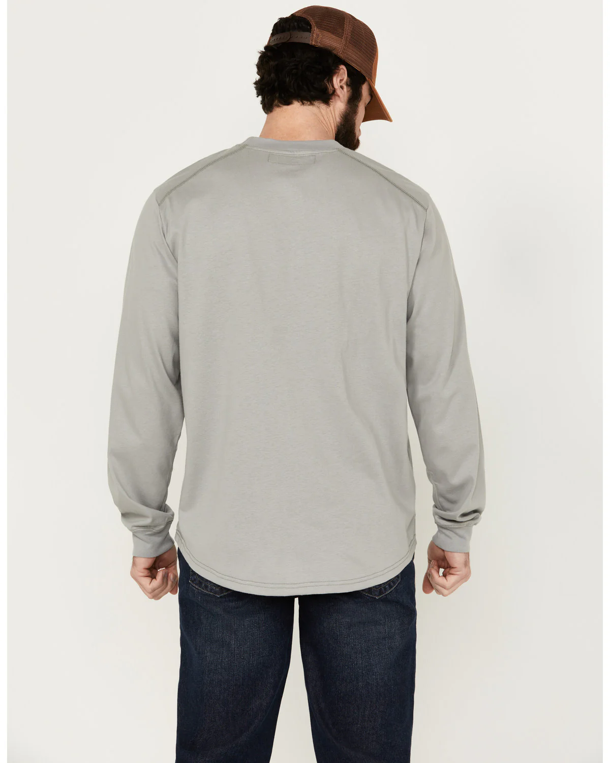 Men's FR Long Sleeve Pocket Work T-Shirt - Image 4