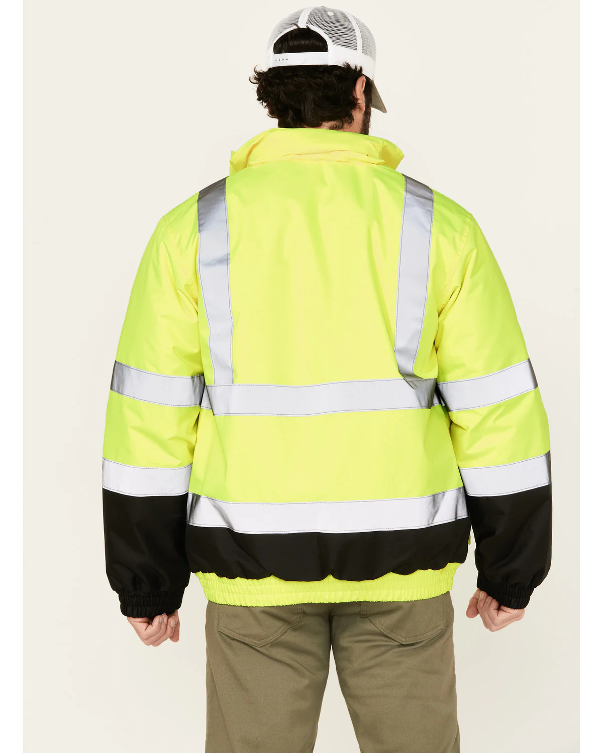 Men's Hi-Vis Bomber Jacket - Tall - Image 4