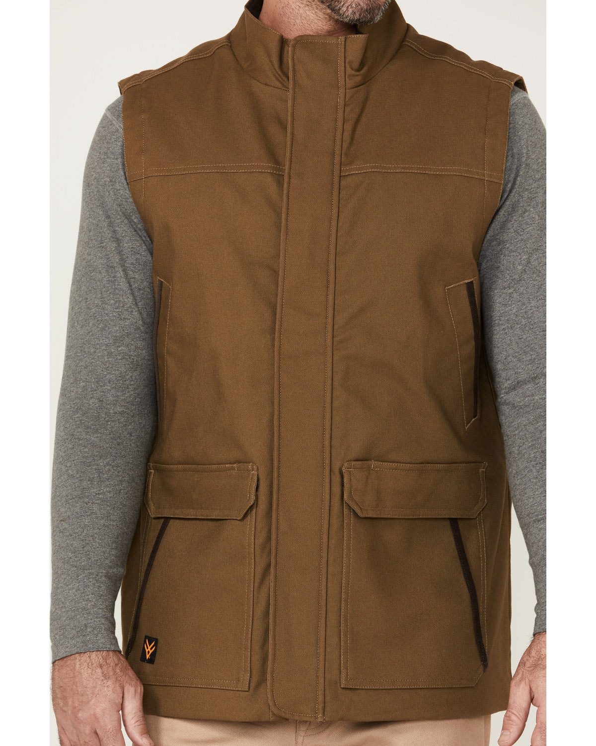 Men's Olive Tejon Insulated Stretch Work Vest - Image 3