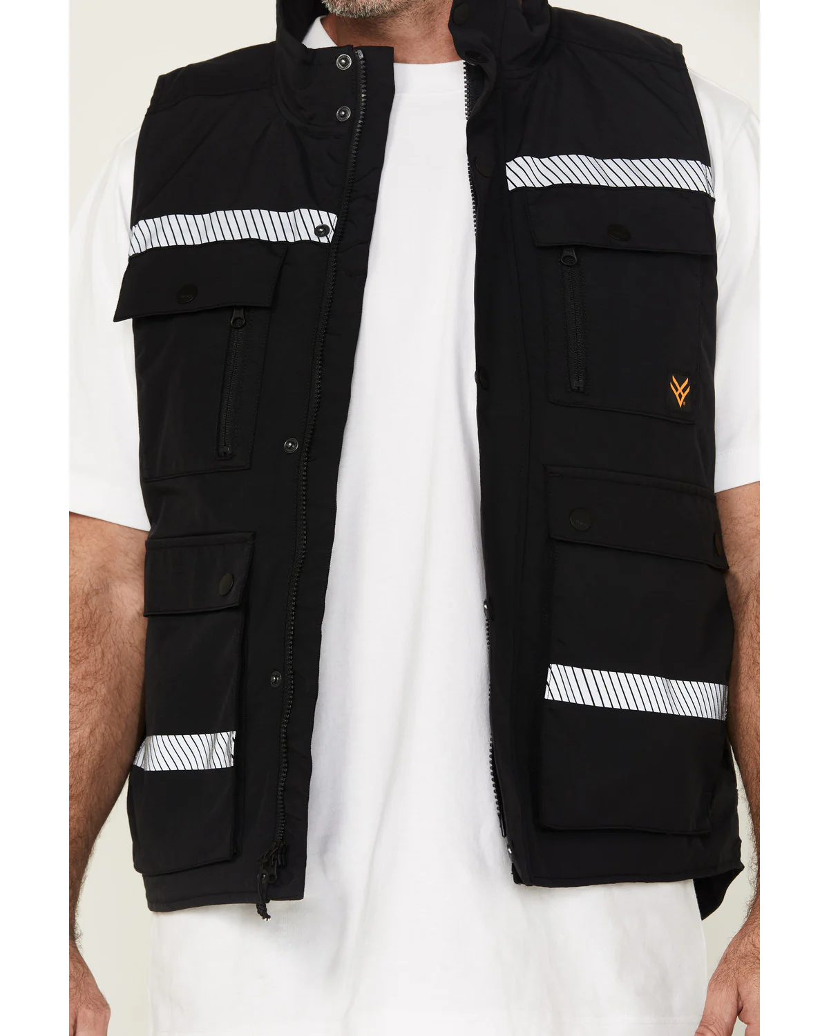 Men's Reflective Insulated Canvas Work Vest - Image 3