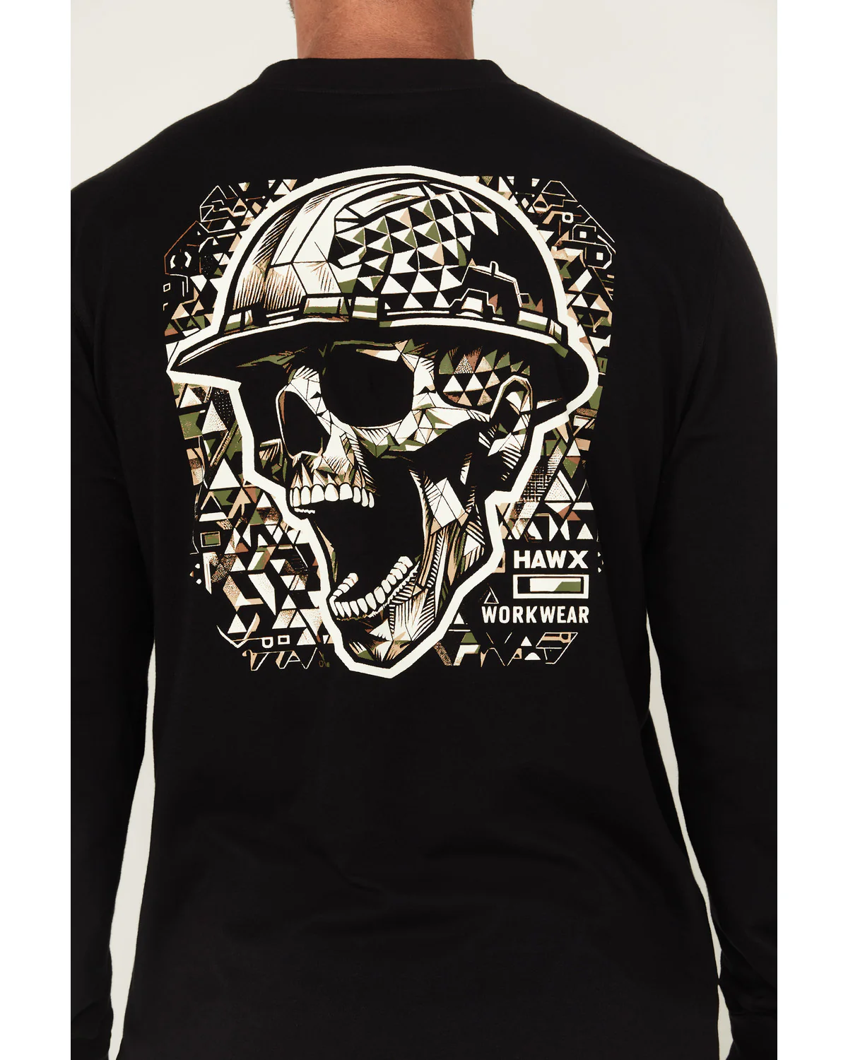 Men's Scream Long Sleeve Graphic Work Shirt - Image 4
