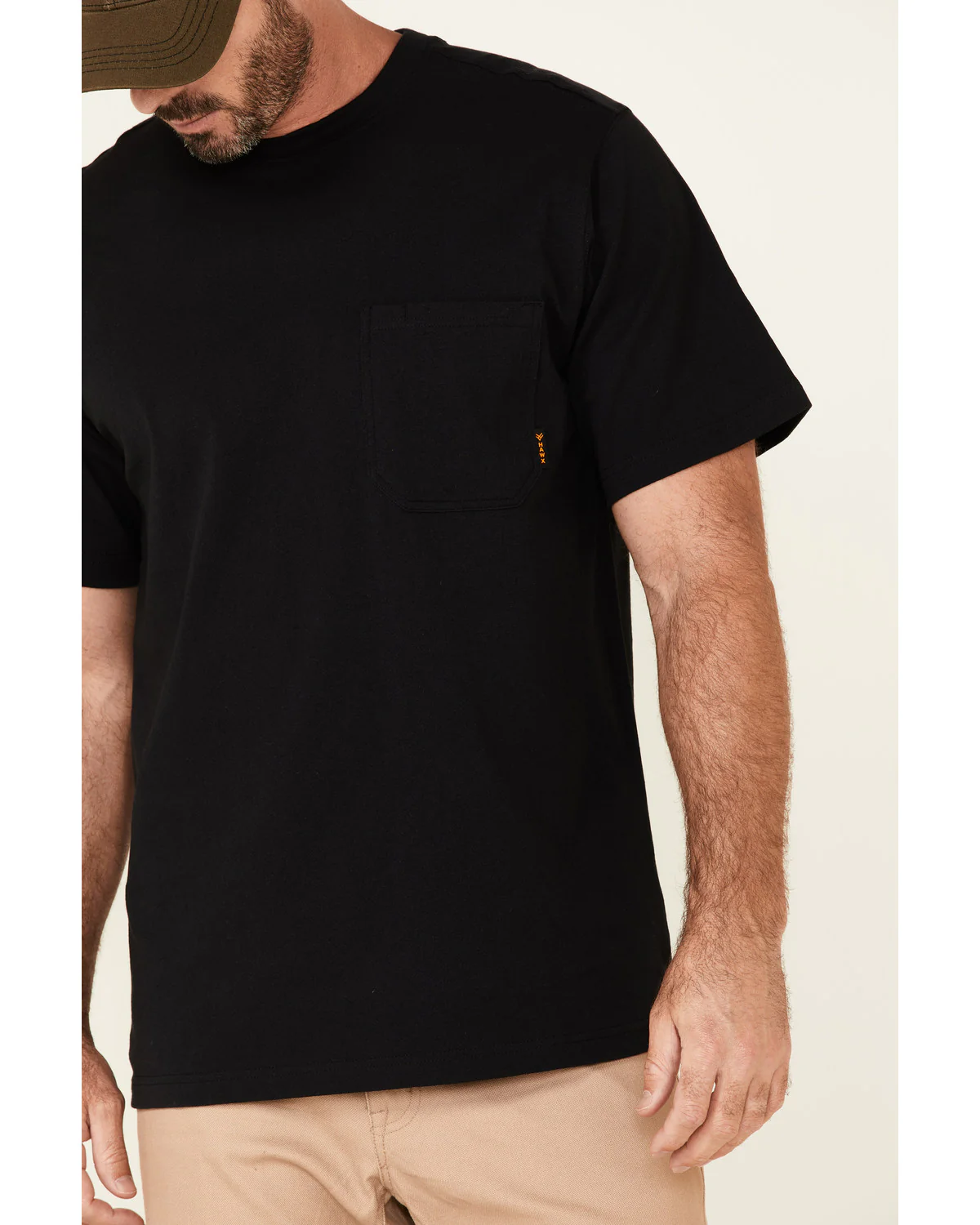 Men's Solid Forge Short Sleeve Work Pocket T-Shirt - Image 3