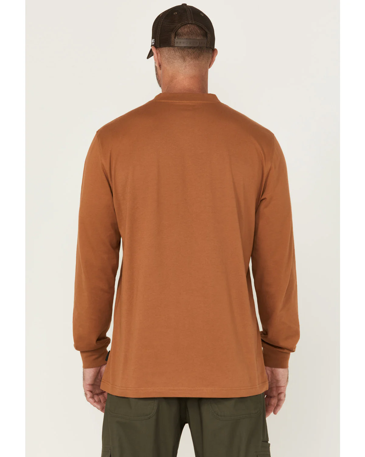 Men's Wrenches Embroidered Pocket Long Sleeve Work T-Shirt - Image 4